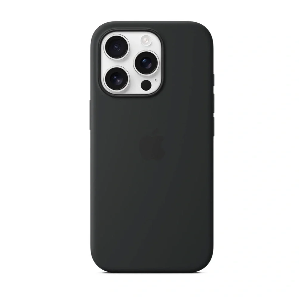 iPhone 16 Pro Silicone Case with MagSafe - Black | Official APPLE